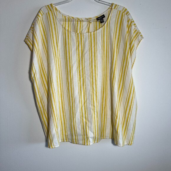 Torrid Linen Blend Top Size 0 (size 12/XL) - Picture 1 of 7